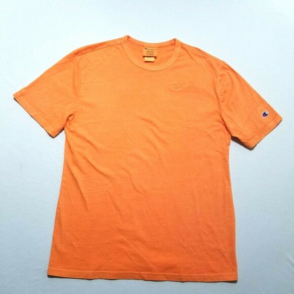 Champion Men's Classic T-Shirt Screen Print Script Logo NWT - Picture 1 of 6